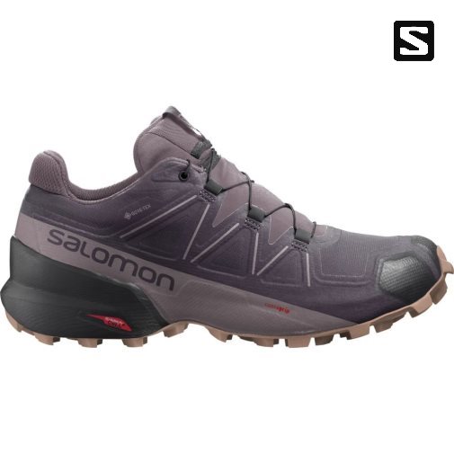 Brown Salomon Speedcross 5 GTX Women's Trail Running Shoes | IE OA1078